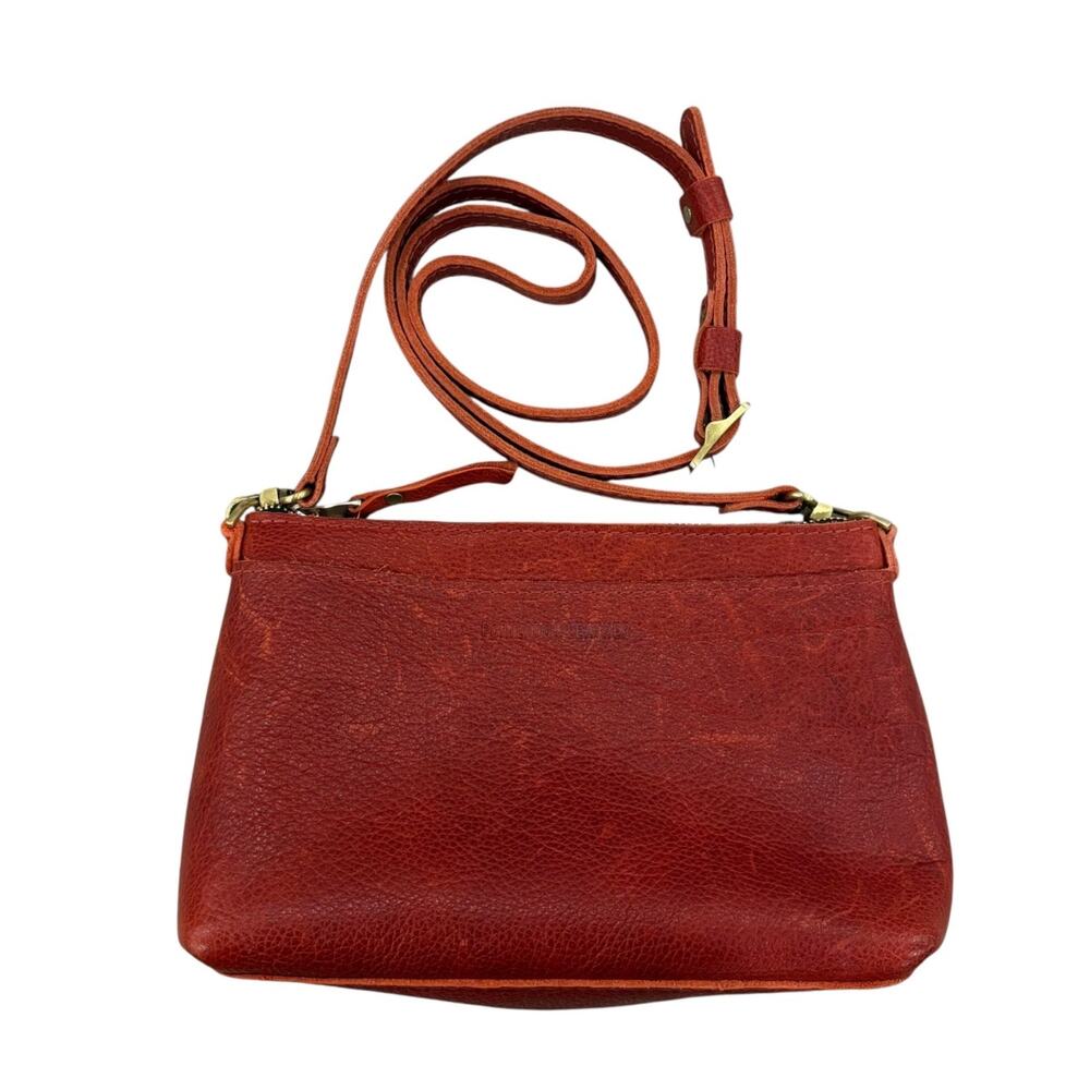 Portland Leather Goods Poppy Purse Red Crossbody